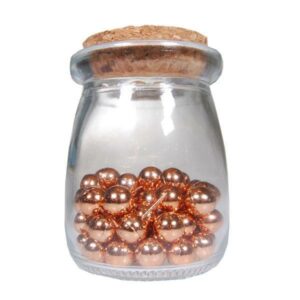 Πινέζες για πίνακα ροζ χρυσό 60τεμ.