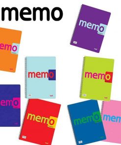 Next memo τετράδιο σπιράλ 21x29εκ. 2θεμ.