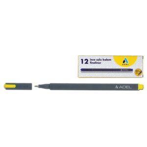 Adel μαρκαδόρος fineliner 0.4mm κίτρινος