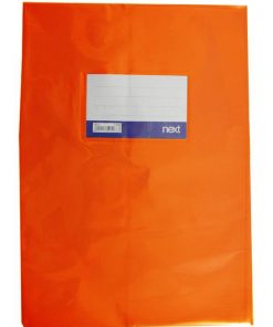 Next κάλυμμα τετραδίων εξηγήσεων πορτοκαλί 17x25εκ.