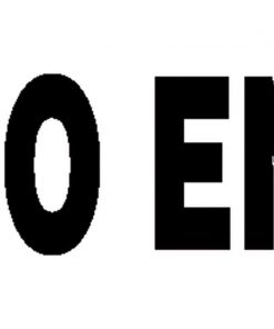 Next επιγραφή pp "No entry" 7x22εκ.