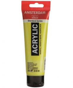 Talens amsterdam ακρυλικό χρώμα 243 greenish yellow 120ml