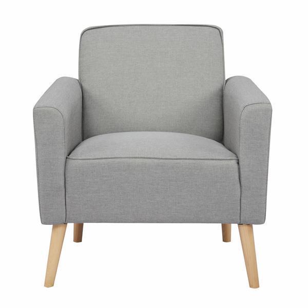 Πολυθρόνα Nextdeco Paris ανοιχτό γρκι Υ78x75x78εκ.