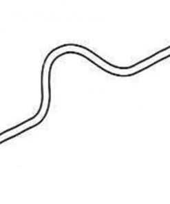 Μεταλλικό κρεμασταράκι λευκό 7εκ. (1000τεμ)