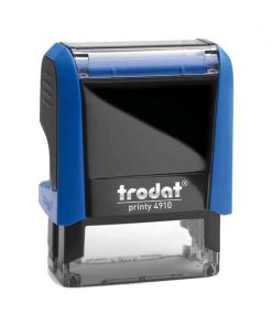 Trodat printy σφραγίδα μπλε 4910 με μαύρο μελάνι
