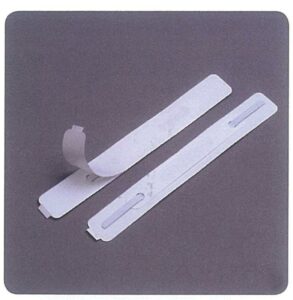 Αυτοκόλλητο έλασμα πλαστικό 150x20χιλ. λευκό (100τεμ)