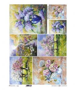 Ριζόχαρτο "painting 2" 42x29.7εκ.   (ITD-R102L)