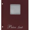 Next price list με παράθυρο basic 14x21εκ. μπορντώ