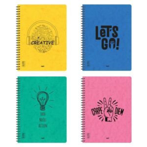 NEXT τετράδιο σπιράλ Rebellion 3 θέματα 105 φύλλα 4 σχέδια 21x29εκ.