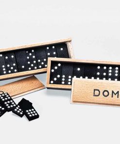 Ντόμινο 55 τεμαχίων σε ξύλινο κουτί