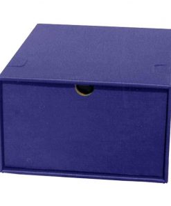 Next κουτί με συρτάρι classic - μεταλ. λαβή ολόκληρο μπλε Υ14x23x30εκ.