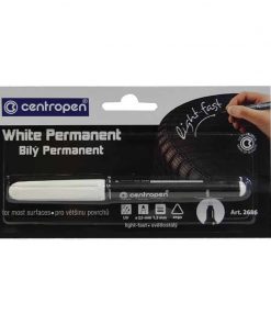 Centropen μαρκαδόρος λευκός ανεξίτηλος 1,2χιλ.