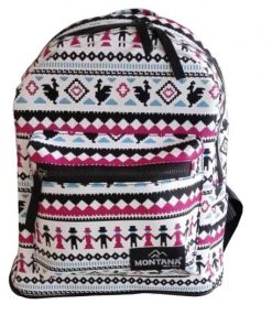 Τσάντα πλάτης montana με σχέδια 37x25x9εκ.