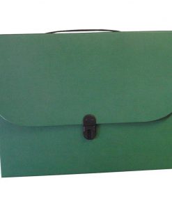 Next τσάντα συνεδρίων με κούμπωμα classic πράσινη Υ36χ28χ4εκ.
