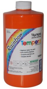 Rainbow τέμπερα πορτοκαλί 1000ml