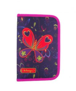 Κασετίνα σχολική γεμάτη "Πεταλούδες" 20.5x13.5x4εκ.