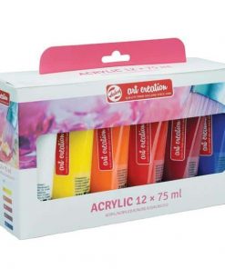 Talens σετ 12 ακρυλικών χρωμάτων, 75 ml/χρώμα