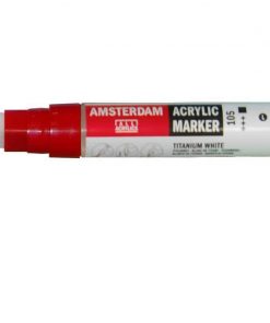 Talens amsterdam marker 105 titanium white large