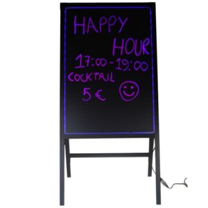 Πίνακας led επιδαπέδιος με κορνίζα αλουμινίου Υ100x50εκ