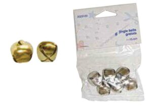 Κουδουνάκι χρυσό 12χιλ. 8τεμ.