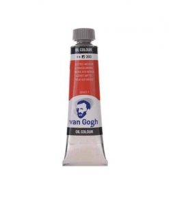 Talens van gogh χρώμα λαδιού 393 red azo medium 20ml