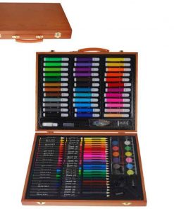 Σετ ζωγραφικής XXL σε ξύλινο κουτί 150τεμαχίων Υ37x30εκ.