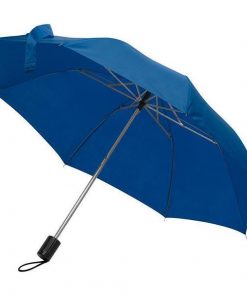 Ομπρέλα χειροκίνητη πτυσσόμενη μπλε Ø85εκ.