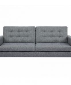 Καναπές κρεβάτι τριθέσιος Nextdeco Soho γκρι Υ81x201x90εκ.