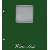 Next wine list με παράθυρο basic πράσινο 23,5x32εκ