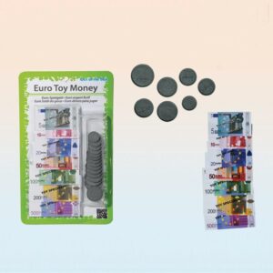 Εκπαιδευτικό σετ χαρτονομίσματων ευρώ σε blister 45τεμ.