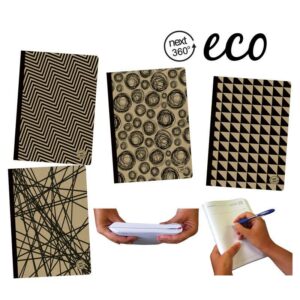 Next eco 360° τετράδιο flexi 192σελ. 2θ. 21x29εκ.
