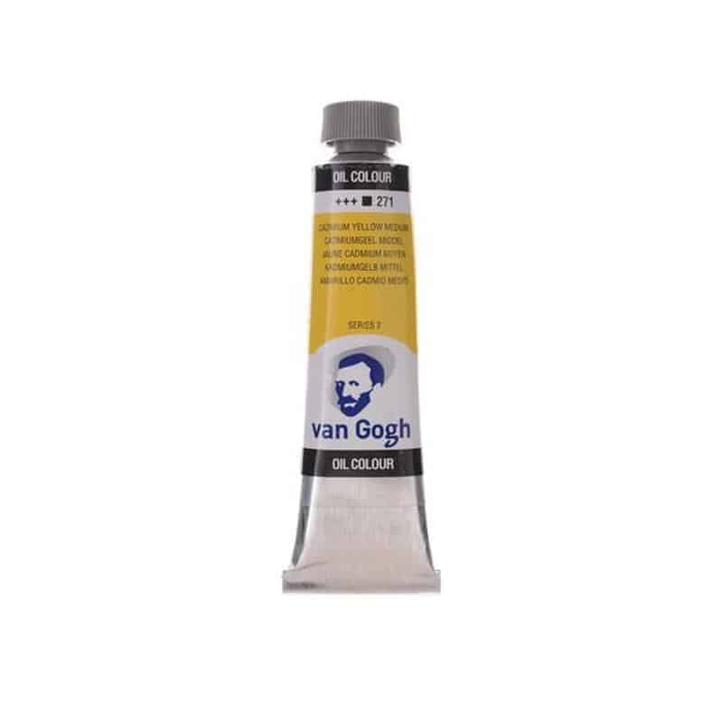 Talens van gogh χρώμα λαδιού 271 cadmium yellow medium 20ml