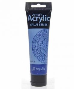 Phoenix ακρυλικό χρώμα 450 phthalo blue, σωληνάριο 100ml