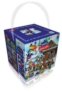 Next παζλ "Σκι στο βουνό" 35x50εκ. 48 τεμαχίων.