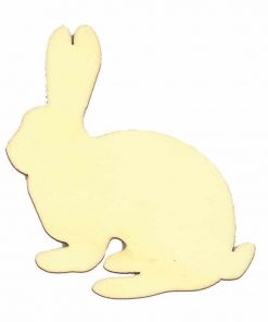 Λαγός ξύλινος 8x7.6x0.3εκ.