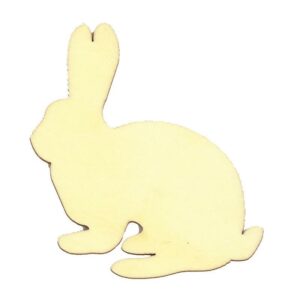 Λαγός ξύλινος 8x7.6x0.3εκ.