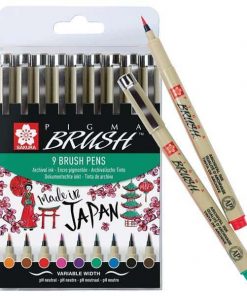 Sakura pigma brush σετ 9 τεμ.