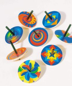 Goki σβούρες ξύλινες σε σταντ 6 εκ.