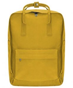 Σακίδιο πλάτης μουσταρδί Υ36x28εκ.