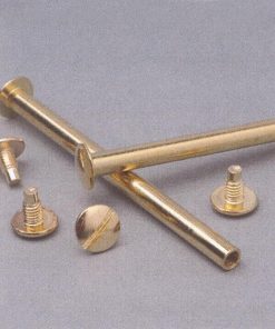 Βίδες χρυσές αρσενικές/θηλυκές για μενού 20χιλ. 100 ζεύγη