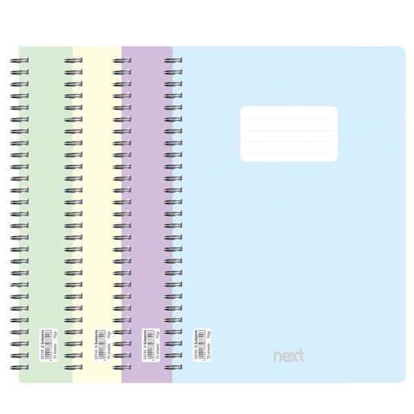 Next pastel τετράδιο σπιράλ 21x29εκ. 3θ.