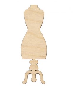 Κούκλα βιτρίνας αχάρακτη σημύδα 10x3,5x0,3εκ.