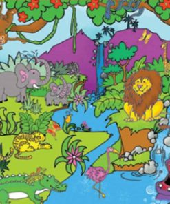 Next παζλ "Τα ζώα της ζούγκλας" 35x50εκ. 48 τεμαχίων