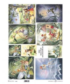 Ριζόχαρτο "fairies" 42x29.7εκ.   (ITD-R096L)