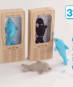 Μπρελόκ για κινητό δελφινάκι 2 σχέδια 7,5-8εκ.