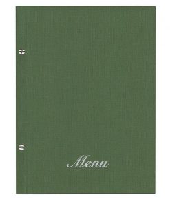 Next μενού εστιατορίου nomad πράσινο με 10 ζελατίνες και βίδες 24x32εκ.