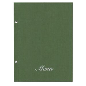 Next μενού εστιατορίου nomad πράσινο με 10 ζελατίνες και βίδες 24x32εκ.