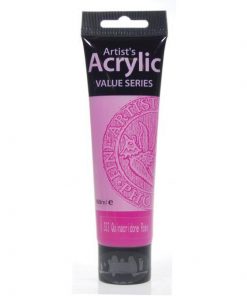 Phoenix ακρυλικό χρώμα 332 quinacridone rose, σωληνάριο 100ml