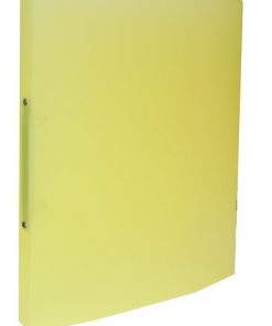 Κλασέρ PP με 2 κρίκους κίτρινο Υ32x25x2εκ