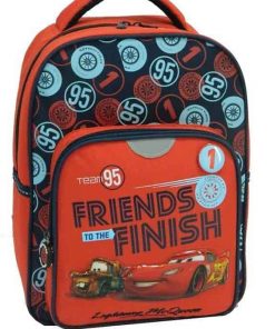 Bagtrotter τσάντα νηπίου πλάτης Cars με 1 θήκη 35x26x11εκ.